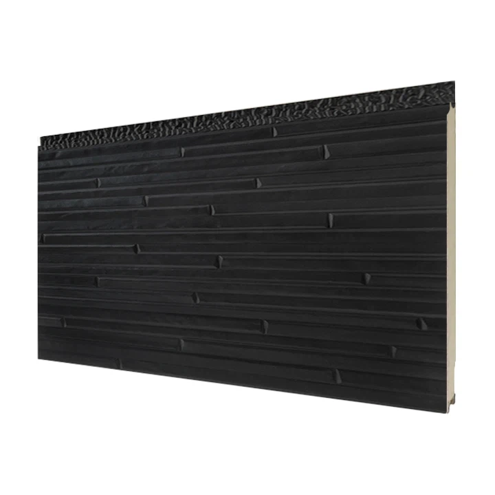 سایدینگ فلزی مشکی برای خانه ها